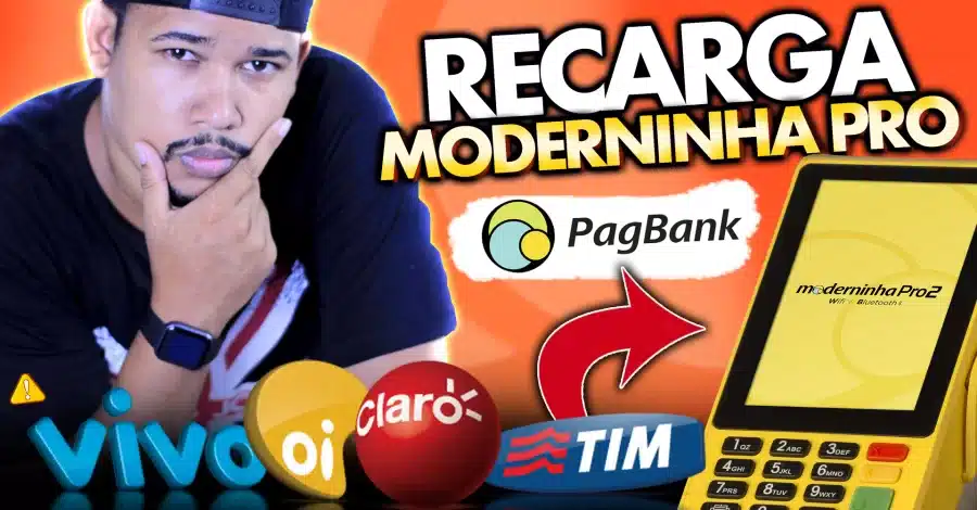 Como Fazer Recarga de Celular na Moderninha Pro 2 e Aumentar Seus Ganhos